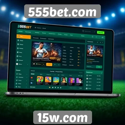 Interface e experiência do usuário no 555bet